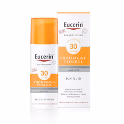 Eucerin Photoaging Control Sun Fluid SPF 30 50 ml, Protegge la pelle dalle scottature solari e dagli altri danni causati dal  ...