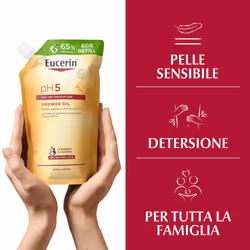 Eucerin Refill Olio Detergente Doccia pH 5 Pelle Secca 400ml