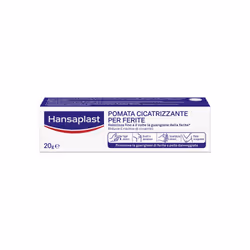 La crema cicatrici di Hansaplast promuove la guarigione di ferite superficiali, tagli, abrasioni, graffi e scottature di prim ...