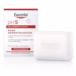 Pulisci e proteggi la tua pelle con il Eucerin pH5 Sapone Solido 100g. Questo sapone solido delicato è formulato l'equilibrio ...