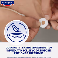 Hansaplast Cerotti Paracalli Piedi Piccoli, calli piedi autoadesivi e callifughi, 20 pezzi pz Cerotto