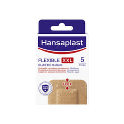 Hansaplast Cerotti Flexible XXL, medicazione elastici per articolazioni, 5 pezzi da 6 x 9 cm pz Cerotto