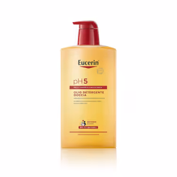 Eucerin Olio Detergente Doccia è un olio doccia per la pelle secca e sensibile. Flacone dosatore da 1l.