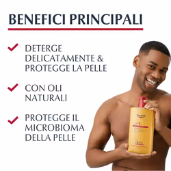 Eucerin Olio Detergente Doccia pH 5 Pelle Secca Formato Convenienza 1L