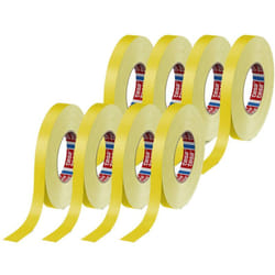 tesa tesaband 4651 Premium 04651-00519-00 Nastro in tessuto Giallo (L x L) 50 m x 19 mm 8 pz.