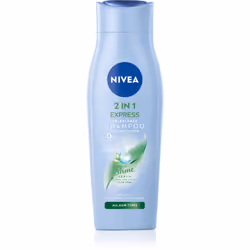 Addio lunghe ore trascorse in bagno. Lo shampoo e balsamo 2 in 1 NIVEA 2in1 Care Express Protect & Moisture combina la potenz ...