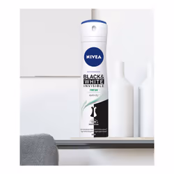 NIVEA Black & White Invisible Fresh Uomo Deodorante spray 200 ml 1 pz - Vista aggiuntiva 4