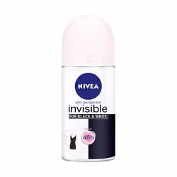 NIVEA Invisible B&W Clear, Donna, Antitraspirante, Deodorante roll-on, Scatola, 50 ml, 48 h