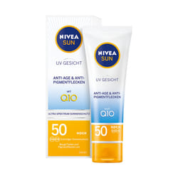 NIVEA UV Face Anti-Age Sun Cream SPF 50 Crema per la protezione solare Viso Adulti