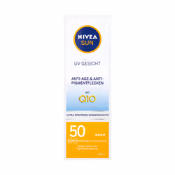 NIVEA UV Face Anti-Age Sun Cream SPF 50 Crema per la protezione solare Viso Adulti