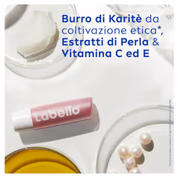 Labello Pearly Shine 4.8 g, Burrocacao labbra colorato e nutriente con Estratti di Perla Seta 5,5 ml Rossetto - Vista aggiuntiva 4
