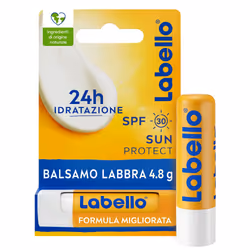 Labello Sun Protect SPF30 4.8 g, Burrocacao labbra idratante e protettivo con filtri UVA/UVB 5,5 ml Rossetto