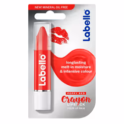 Labello Crayon Lipstick Poppy Red burrocacao Balsamo per labbra Donna 3 g