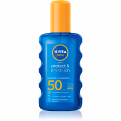 Dimentica le creme solari grasse e spesse che lasciano macchie bianche sulla pelle. Lo spray abbronzante SPF 50 Nivea Sun Pro ...