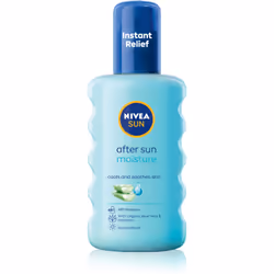 Anche se abbronzarsi è un’attività piacevole, l’intensità dei raggi solari affatica la pelle. Lo spray idratante Nivea Sun Af ...