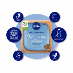 NIVEA Naturally Clean Detergente Viso Rinfrescante 75 g - Vista aggiuntiva 4