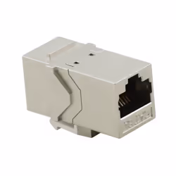 Helos 304268, Piatto, Argento, RJ-45, RJ-45, Femmina, Femmina