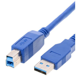 Helos 014682 cavo USB USB 3.2 Gen 1 (3.1 Gen 1) 1,8 m USB A USB B Blu