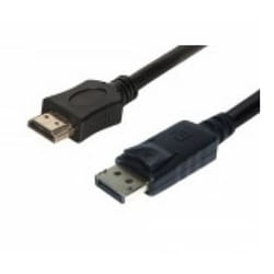 Helos 118881 cavo e adattatore video 10 m DisplayPort HDMI Nero