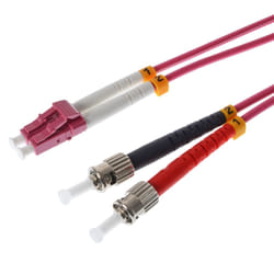 Helos 2m OM4 LC/ST cavo InfiniBand e in fibra ottica 2x ST Viola