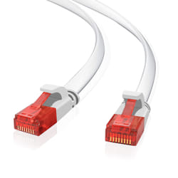 Helos 263023 cavo di rete Rosso, Bianco 10 m Cat6 U/UTP (UTP)