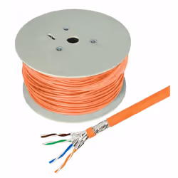 Helos 263842 cavo di rete Arancione 500 m Cat7 S/FTP (S-STP)