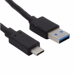 Helos 181542, 1 m, USB A, USB C, USB 3.2 Gen 2 (3.1 Gen 2), 10 Gbit/s, Nero