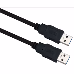 Helos 288323, 3 m, USB A, USB A, USB 3.2 Gen 1 (3.1 Gen 1), Nero