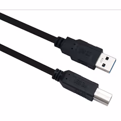 Helos 288330, 3 m, USB A, USB B, USB 3.2 Gen 1 (3.1 Gen 1), Nero