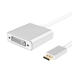 Helos 288464 cavo e adattatore video 0,1 m DisplayPort DVI-D Nero, Grigio
