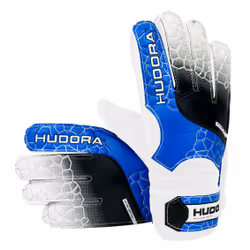 HUDORA 71586/01, Guanti, Calcio, Maschio/femmina, Nero, Blu, Bianco, M, Fantasia