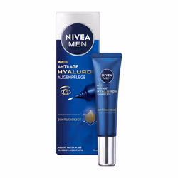 NIVEA 4006000002293, Crema per contorno occhi, Uomo, Pelle matura, Pelle universale, Antirughe, Acido ialuronico, 24 h