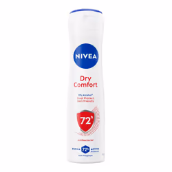 NIVEA Dry Comfort Spray 150ml, Donna, Antitraspirante, Deodorante spray, Spray, 150 ml, 72 h