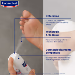 Hansaplast Deodorante Foot Protection 2in1 150 ml, piedi spray senza alluminio ml Spray