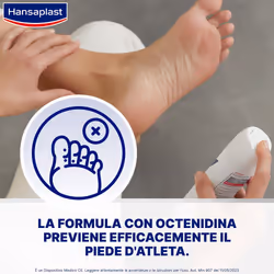 Hansaplast Deodorante Foot Protection 2in1 150 ml, piedi spray senza alluminio ml Spray - Vista aggiuntiva 4