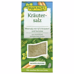 Rapunzel 1200240, Spezie in grani, 500 g, Sale, Olio vegetale, 42 kcal, 176 kJ, 0,4 g