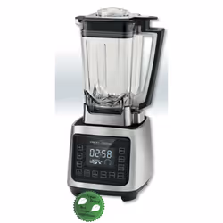 ProfiCook PC-UM 1127, Frullatore da tavolo, 2 L, Funzione PULSE, Tritaghiaccio, 2000 W, Nero, Acciaio inox