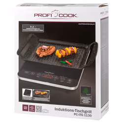 ProfiCook PC-ITG 1130 griglia per raclette 1 persona(e) 2000 W Nero