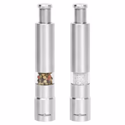ProfiCook PC-PSM 1160, Set macina sale e pepe, Acciaio inox, Trasparente, Vetro, Acciaio inox, Acciaio inox, 27 mm, 27 mm