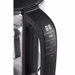 ProfiCook 501165 teiera in vetro per la preparazione del tè 0,5 L 1100 W Nero, Acciaio inox - Vista aggiuntiva 2