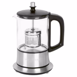 ProfiCook 501165 teiera in vetro per la preparazione del tè 0,5 L 1100 W Nero, Acciaio inox - Vista aggiuntiva 3