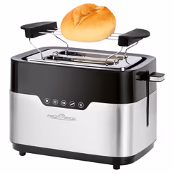 ProfiCook PC-TA 1170 7 2 fetta/e 920 W Nero, Acciaio inox