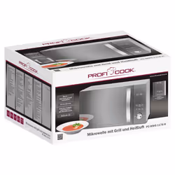 ProfiCook PC-MWG 1176 H Acciaio inox Microonde combinato Superficie piana 23 L 800 W