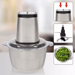 Clatronic PC-MZ 1227 tritaverdure elettrico 1,7 L 500 W Acciaio inox - Vista aggiuntiva 5