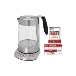 ProfiCook PC-WKS 1020 G bollitore elettrico 1,7 L 3000 W Nero, Acciaio inox
