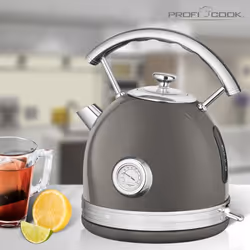 ProfiCook PC-WKS 1192 bollitore elettrico 1,7 L 2200 W Antracite, Argento - Vista aggiuntiva 2