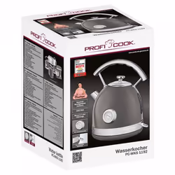 ProfiCook PC-WKS 1192 bollitore elettrico 1,7 L 2200 W Antracite, Argento - Vista aggiuntiva 3