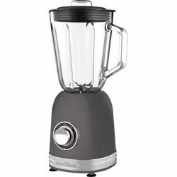 ProfiCook PC-UM 1195, Frullatore da tavolo, 1,5 L, Funzione pulsante, Tritaghiaccio, 800 W, Antracite, Trasparente