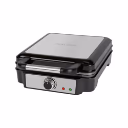 ProfiCook PC-WA 1241, 4 waffle, Quadrato, Nero, Acciaio inox, Acciaio inox, Acciaio inox, 1200 W
