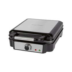 ProfiCook PC-WA 1241 4 waffle 1200 W Nero, Acciaio inox